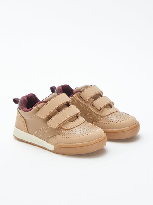 Lage sneakers met 2 klittenbanden - Kiabi