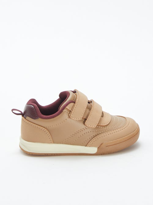 Lage sneakers met 2 klittenbanden - Kiabi