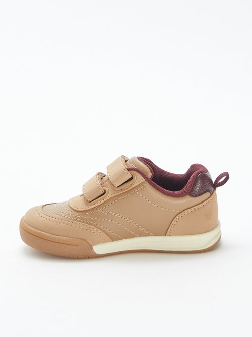 Lage sneakers met 2 klittenbanden - Kiabi