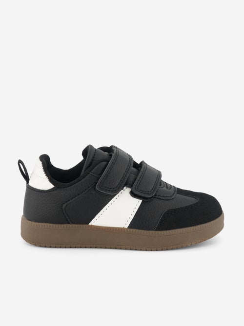 Lage sneakers met contrasterende inzetstukken - Kiabi
