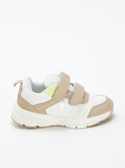 Lage sneakers met fluorescerende details - Kiabi