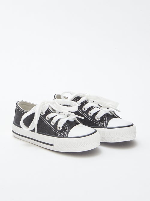 Lage sneakers met glitters - Kiabi