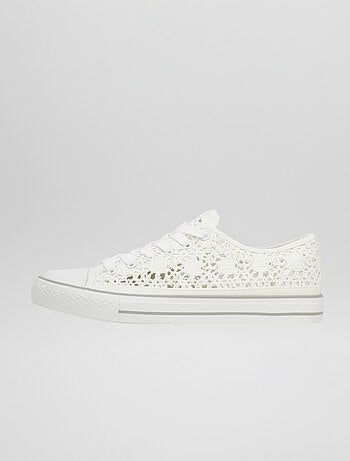 Lage sneakers met kant - Kiabi