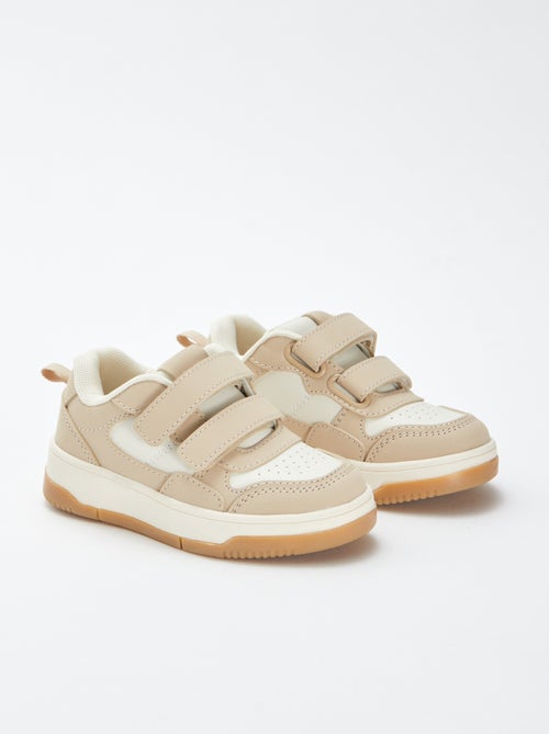 Lage sneakers met klittenband in skatemodel - Kiabi
