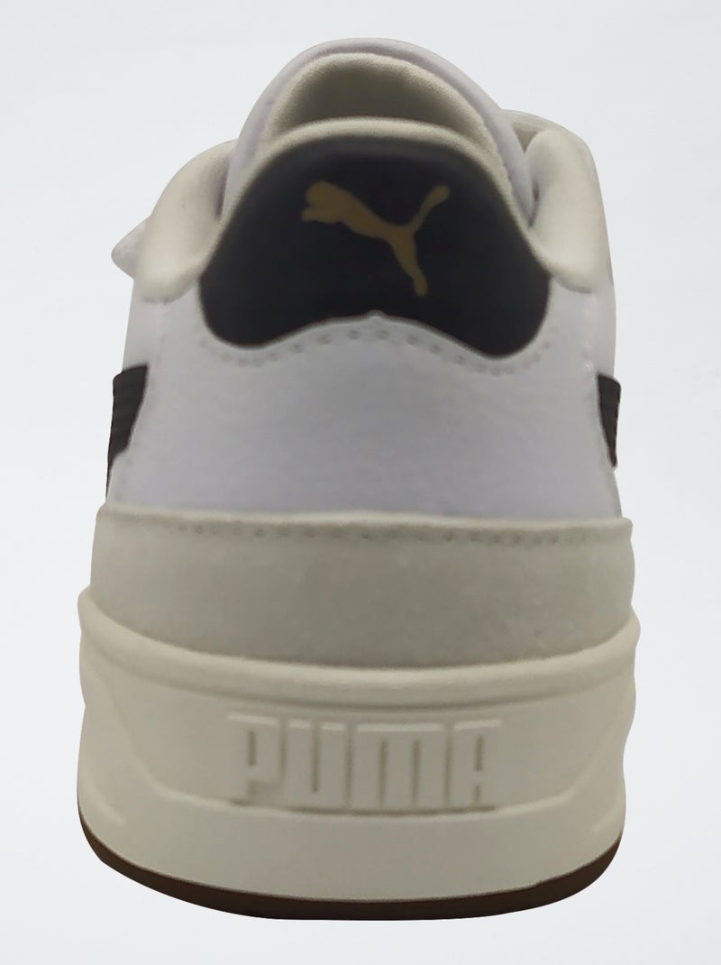 Lage sneakers met klittenband Wit - Kiabi