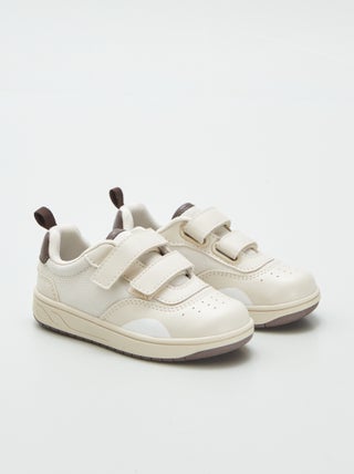 Lage sneakers met klittenbanden