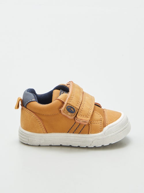 Lage sneakers met klittenbanden - Kiabi