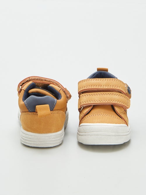 Lage sneakers met klittenbanden - Kiabi