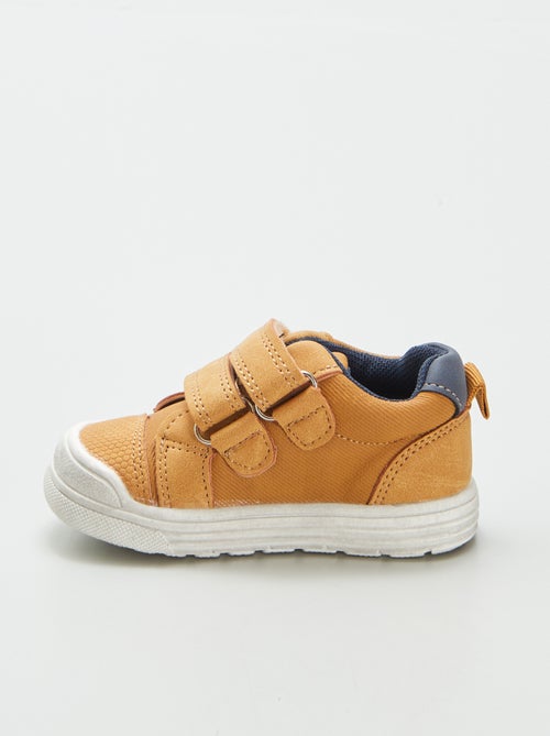 Lage sneakers met klittenbanden - Kiabi