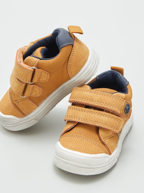 Lage sneakers met klittenbanden - Kiabi