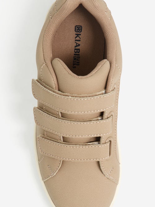 Lage sneakers met klittenbandsluiting - Kiabi