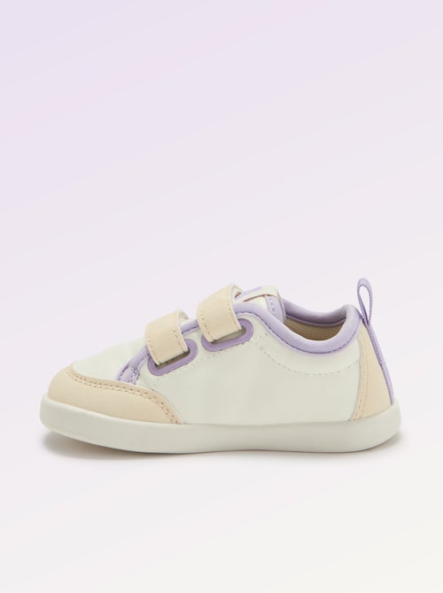 Lage sneakers met klittenbandsluiting - Kiabi