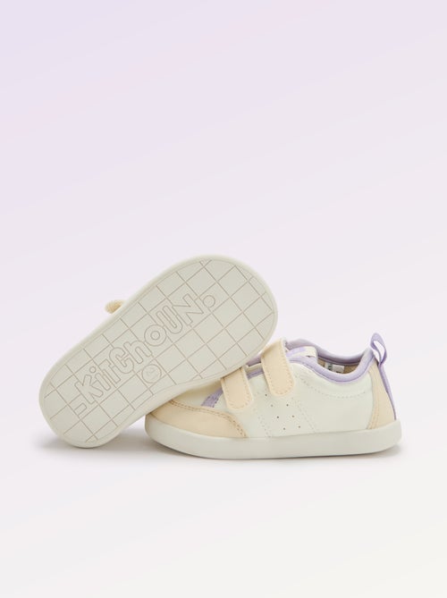 Lage sneakers met klittenbandsluiting - Kiabi