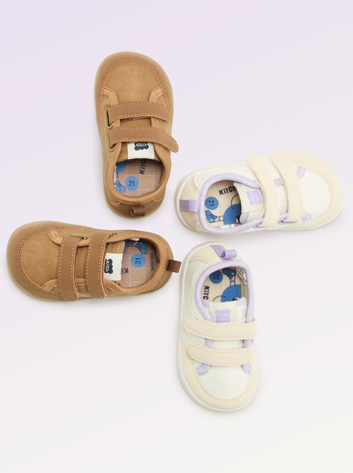 Lage sneakers met klittenbandsluiting - Kiabi