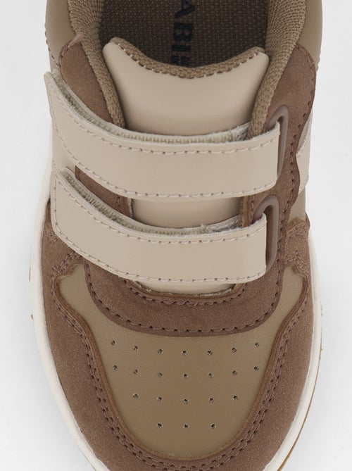 Lage sneakers met klittenbandsluitingen - Kiabi