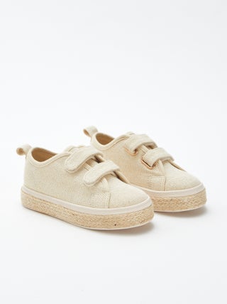 Lage sneakers met pailletten