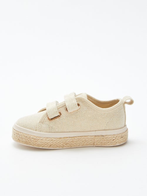 Lage sneakers met pailletten - Kiabi