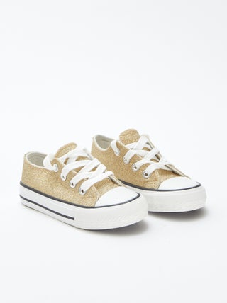 Lage sneakers met pailletten