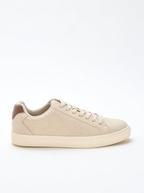 Lage sneakers met textuur - Kiabi