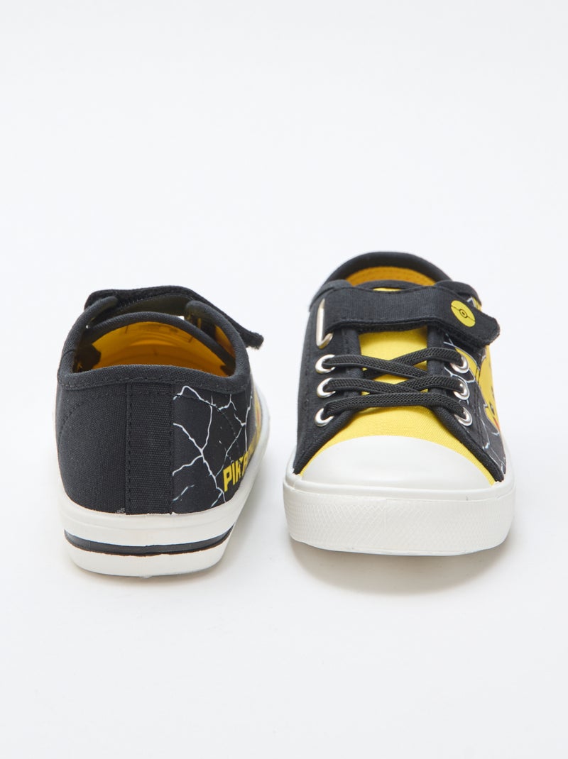 Lage sneakers 'Pikachu' van canvas Zwart - Kiabi