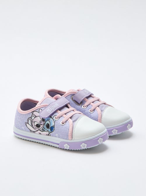 Lage sneakers 'Stitch' van canvas - Kiabi