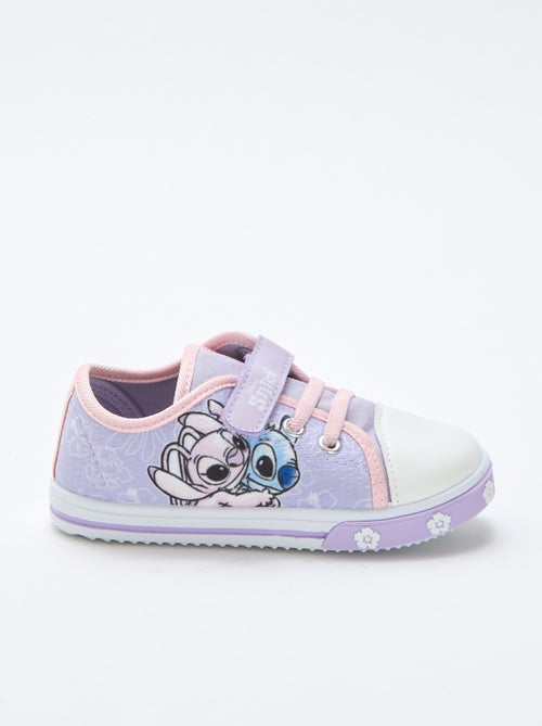 Lage sneakers 'Stitch' van canvas - Kiabi