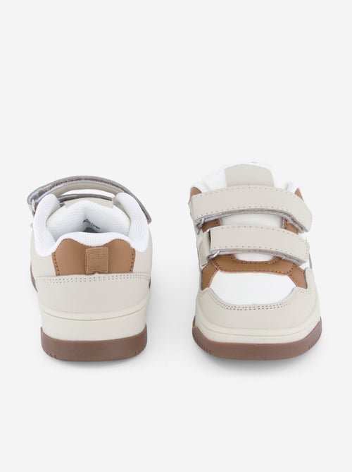 Lage sneakers van imitatieleer - Kiabi