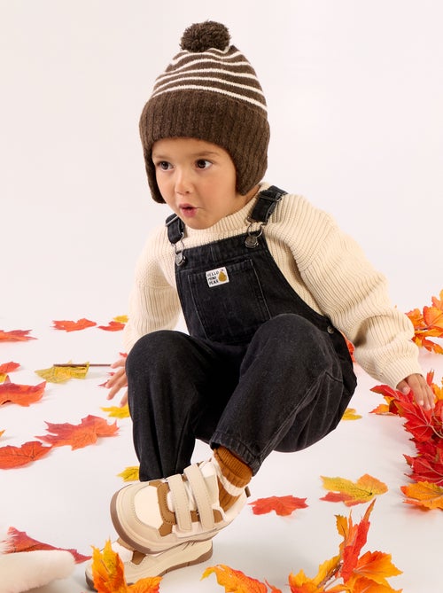 Lage sneakers van imitatieleer - Kiabi Lage sneakers van imitatieleer - Kiabi
