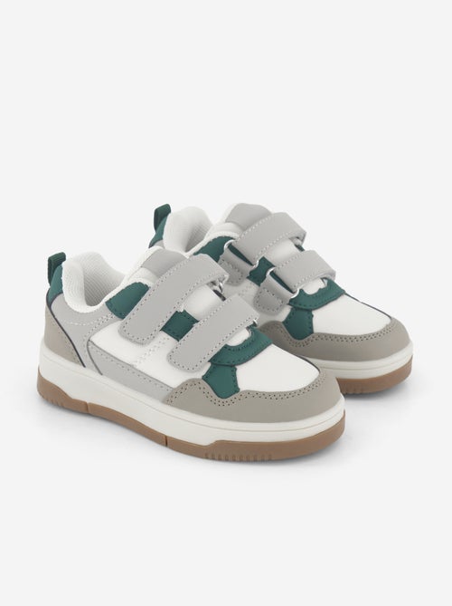 Lage sneakers van imitatieleer - Kiabi