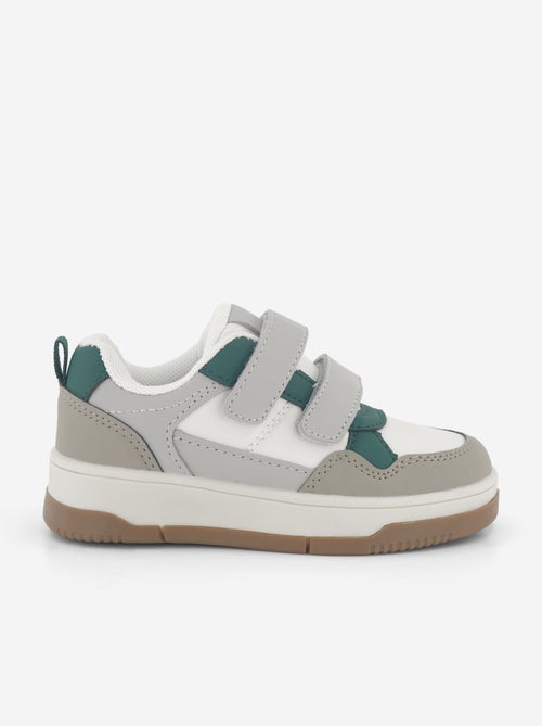 Lage sneakers van imitatieleer - Kiabi