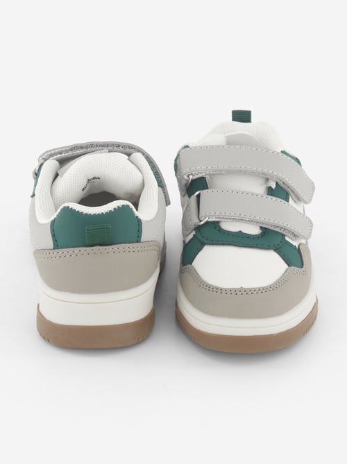 Lage sneakers van imitatieleer - Kiabi