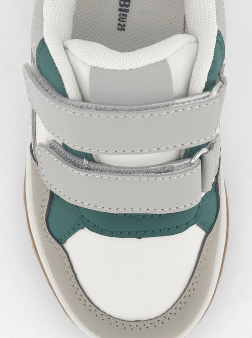 Lage sneakers van imitatieleer - Kiabi