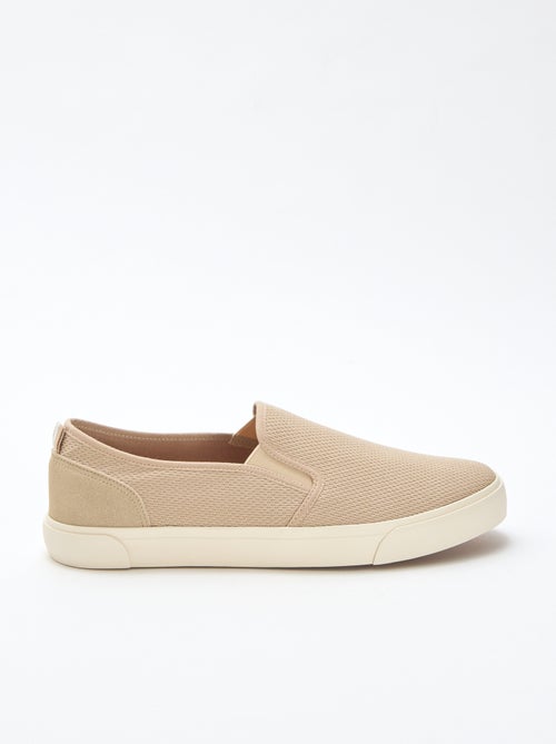 Lage sneakers van mesh | Slip-onmodel - Kiabi