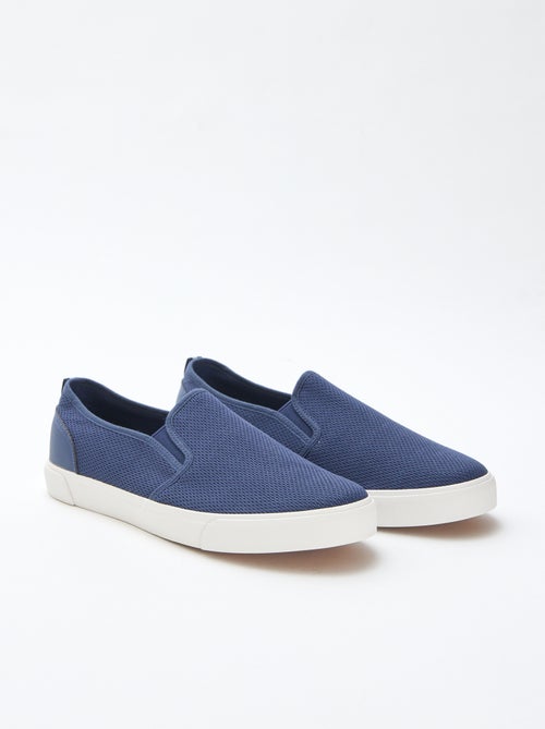Lage sneakers van mesh | Slip-onmodel - Kiabi