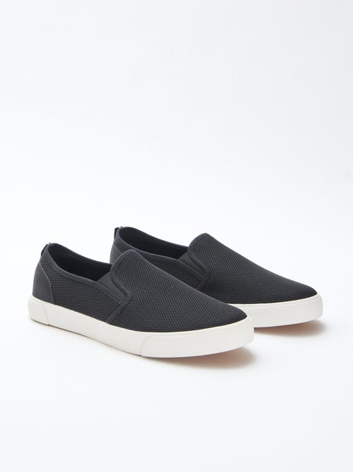 Lage sneakers van mesh | Slip-onmodel - Kiabi