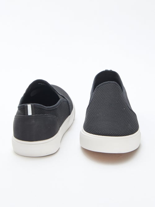 Lage sneakers van mesh | Slip-onmodel - Kiabi