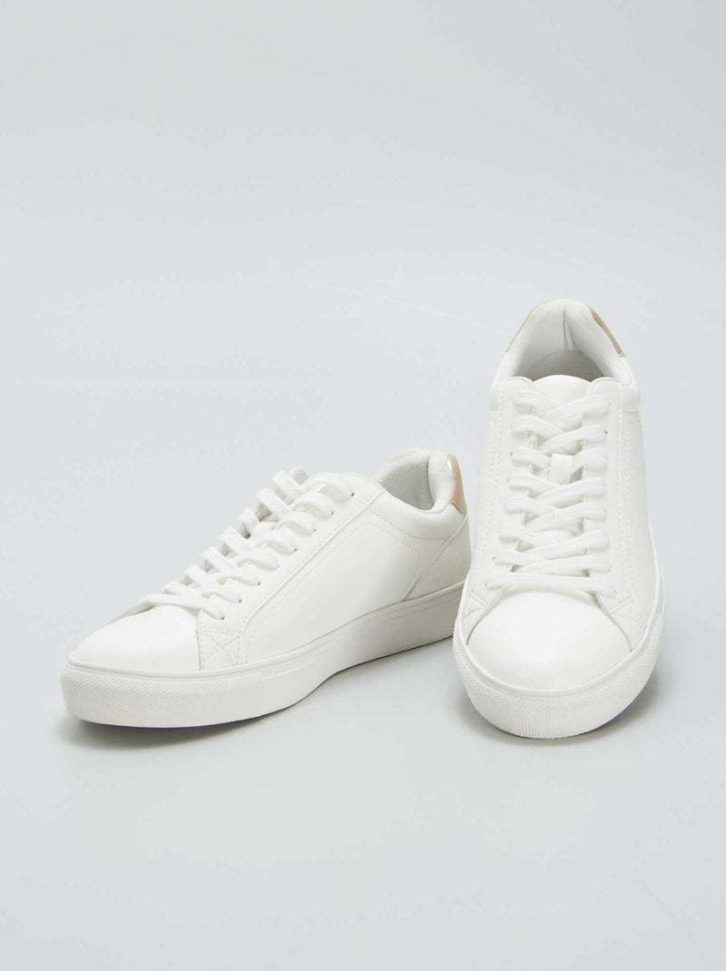 Lage sneakers WIT - Kiabi