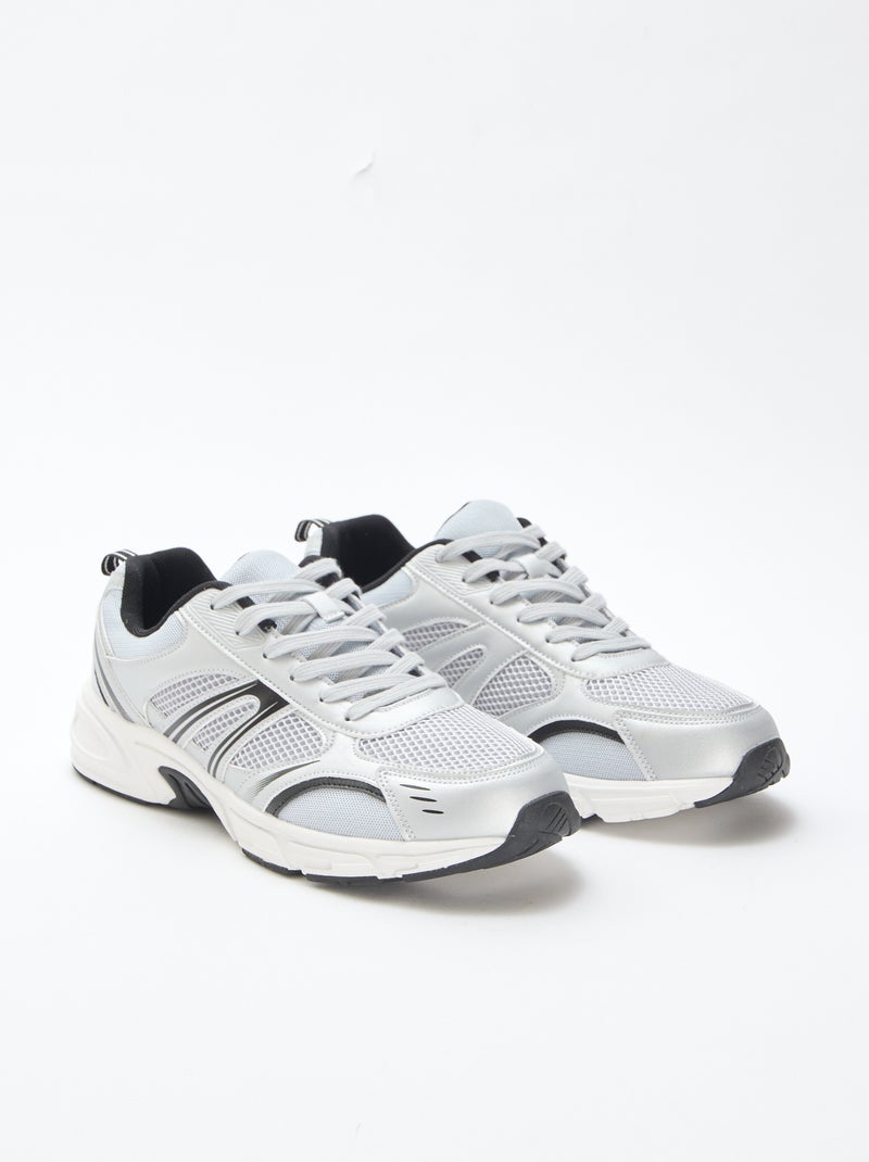 Lage sportschoenen Grijs - Kiabi
