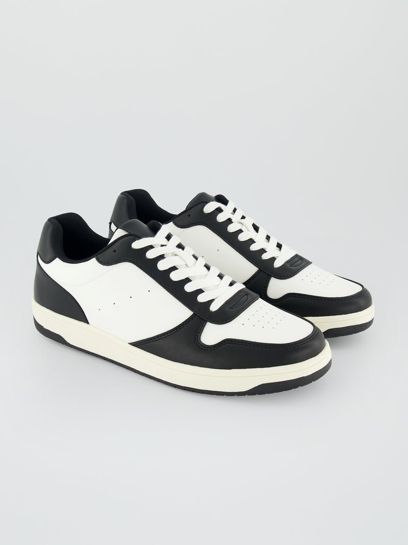 Lage stadssneakers ZWART - Kiabi
