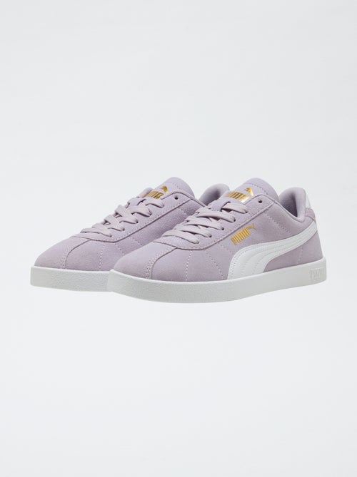 Lage, tweekleurige sneakers van suèdine 'Puma' - Kiabi