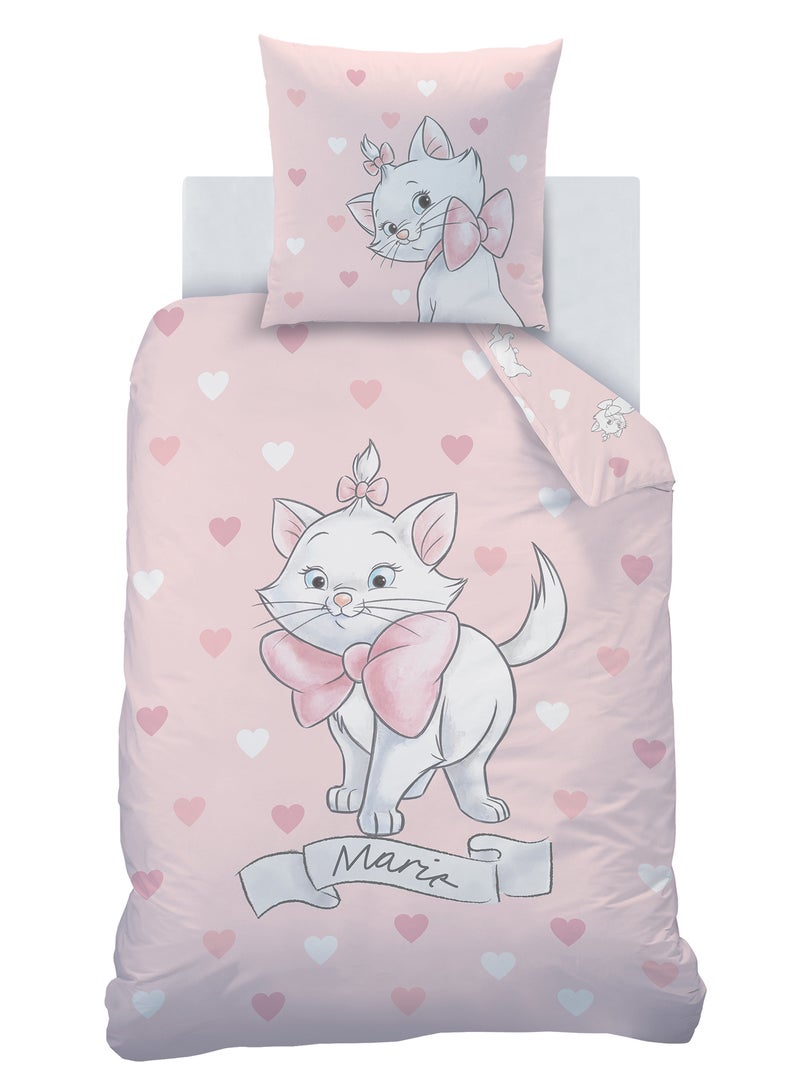 Lakenset 'De Aristokatten' - 1-persoonsbed - roze - Kiabi
