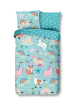 Lakenset voor 1-persoonsbed 'dieren' - Kiabi
