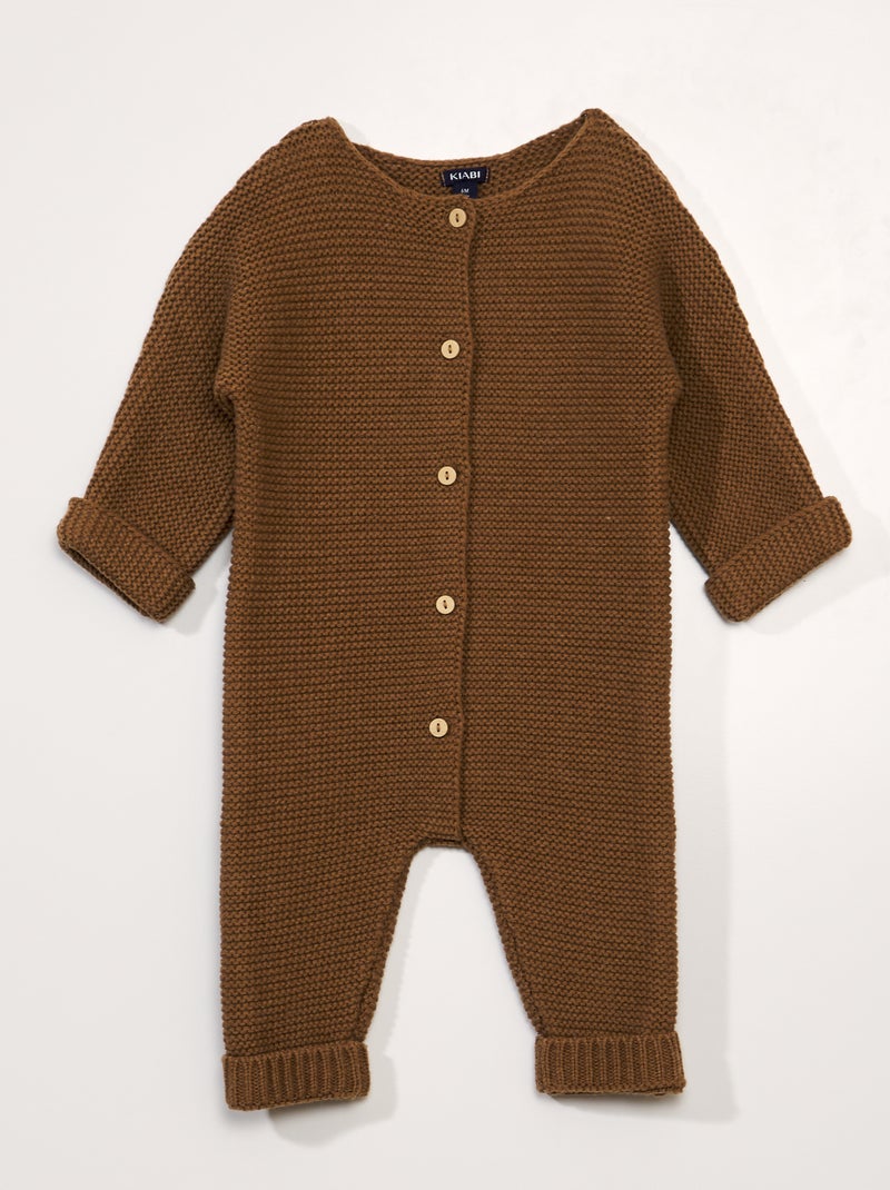 Lang babypakje van tricot - Altijd superhandig BIEGE - Kiabi
