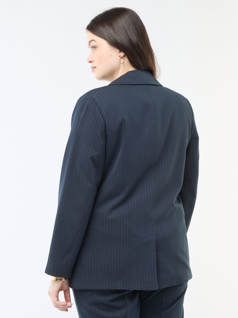Lang colbertjasje Blauw - Kiabi