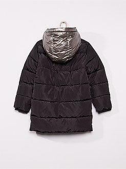 Lang donsjack met reflecterende capuchon - Kiabi