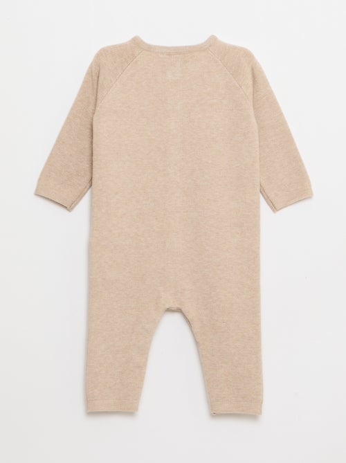 Lang, gebreid pakje met Knabbel & Babbel-print - Kiabi