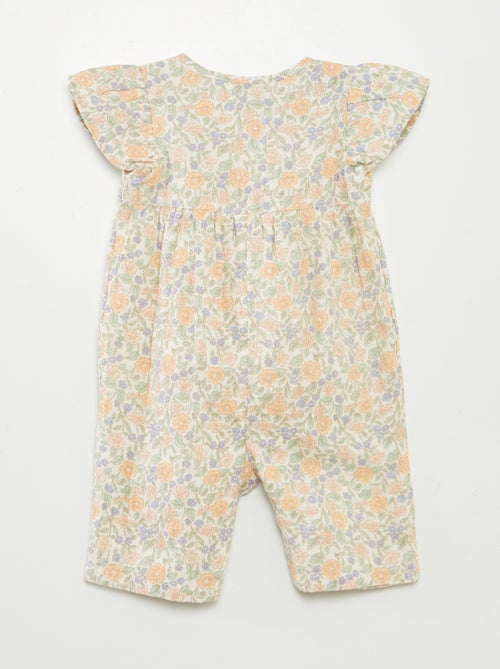 Lang kruippakje van luchtig katoen - Kiabi