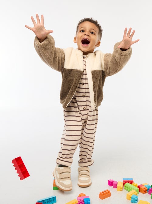 Lang kruippakje van zacht tricot - Kiabi