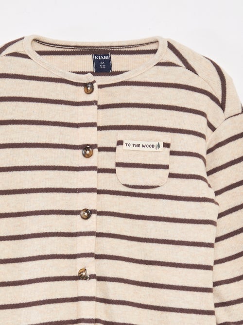 Lang kruippakje van zacht tricot - Kiabi