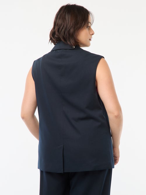 Lang, mouwloos jasje - - Kiabi